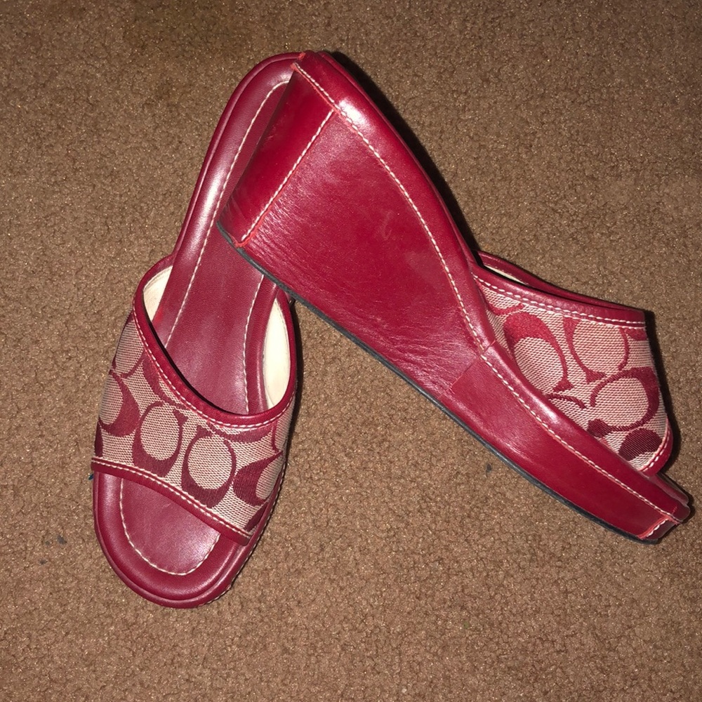 Coach wedges